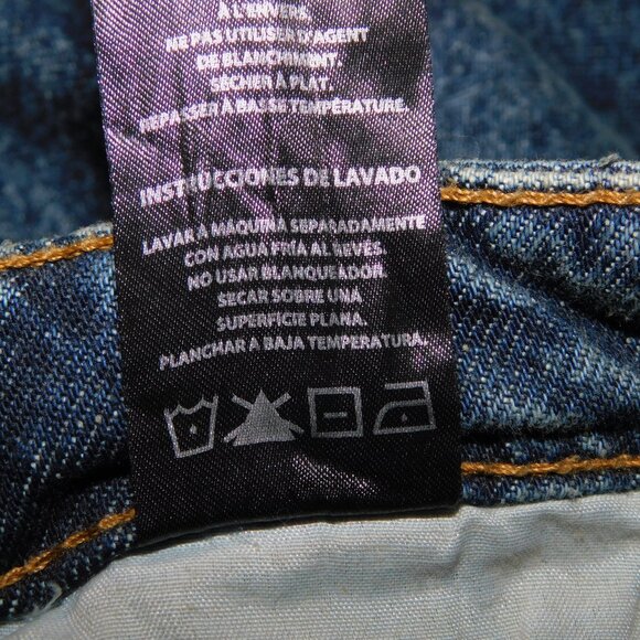 Buffalo David Bitton  27 Dark Stone Wash Distressed KRISTI Mom Jeans High Rise - Picture 8 of 13